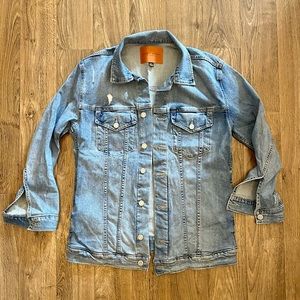 NWOT Lucky Brand Oversized Denim Jacket Small